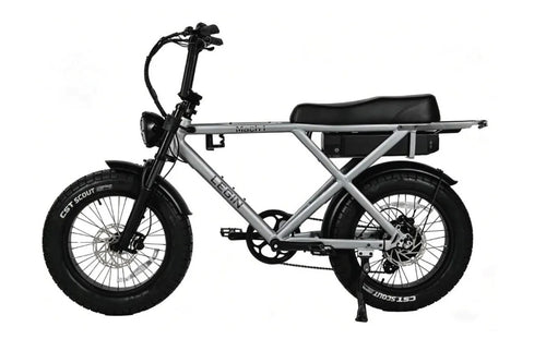 Legin Mach 1 Stepover fat-tyre electric bike in Silver