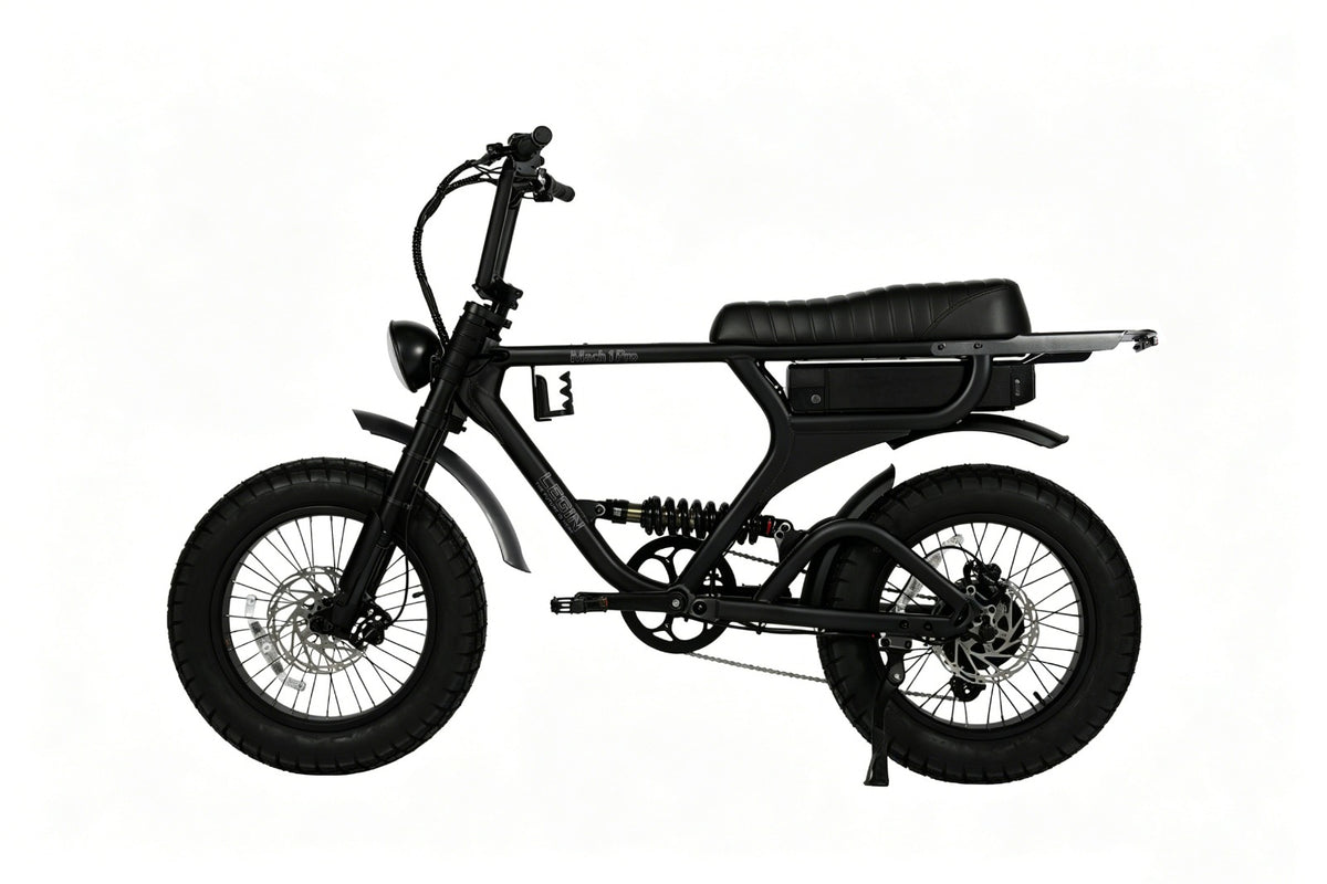 Legin Mach 1 Pro Off-Road fat-tyre electric bike in Black